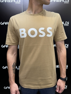 T-shirt nera beige Boss(14) 2024